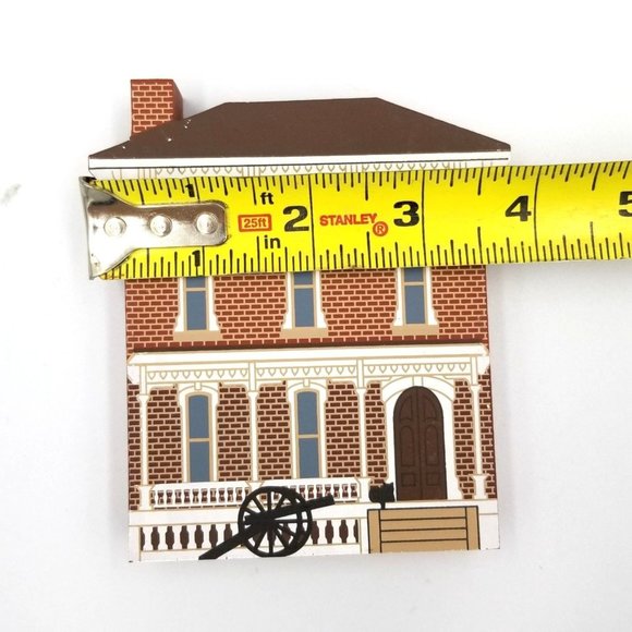 Cat's Meow Village Sherman Home Wood Shelf Sitter Civil War Generals Collectors - Picture 8 of 8